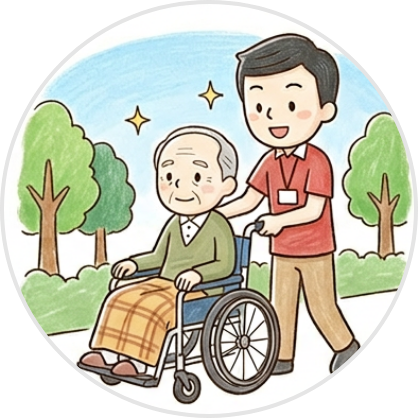 車いす介助